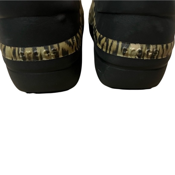 Crocs Triple Comfort Leopard Print Neria Pro Clogs Size 5 - Picture 6 of 7